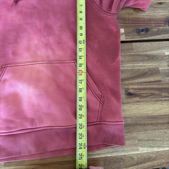 Carhartt Hoodie Relaxed Fit MED MIDWEIGHT LOGO SLEEVE GRAPHIC Distressed Stains - Picture 9 of 16